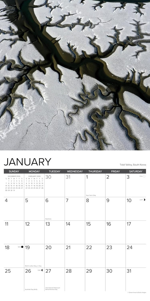 2026 VIEW FROM ABOVE WALL CALENDAR